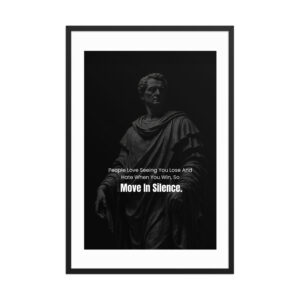 Move in Silence - Framed poster