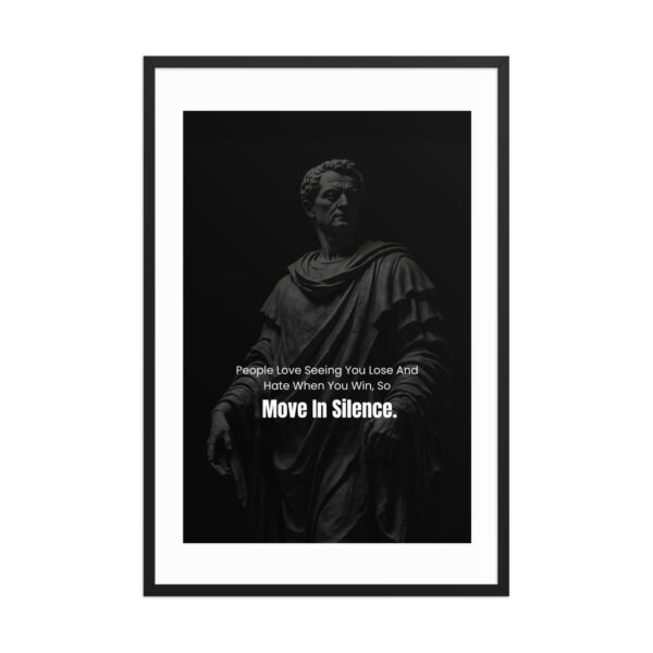 Move in Silence - Framed poster