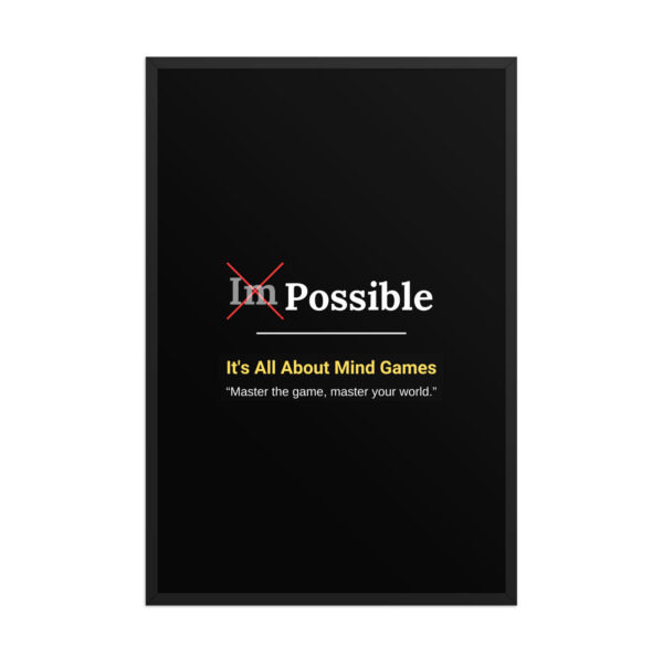 Possible - Framed poster