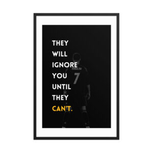 CR7 - Framed poster