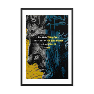 Control your state of mind - Framed poster