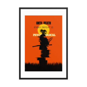 Try until you die -Framed poster
